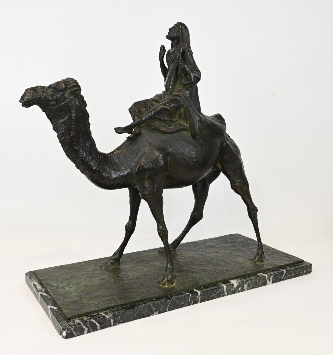 Nando Conti - Arab Praying On Dromedary - Italy First Half Of 20th Century